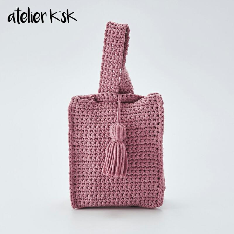 Atelier K'sK アトリエ 岡本啓子 セサミの3玉バッグかぎ針編み Atelier K'sK アトリエ 岡本啓子 セサミの3玉バッグかぎ針編み
