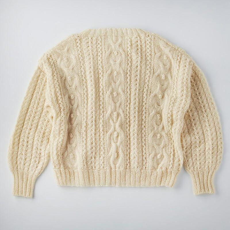 Atelier K'sK アトリエ 岡本啓子 アランと透かし編みのプル