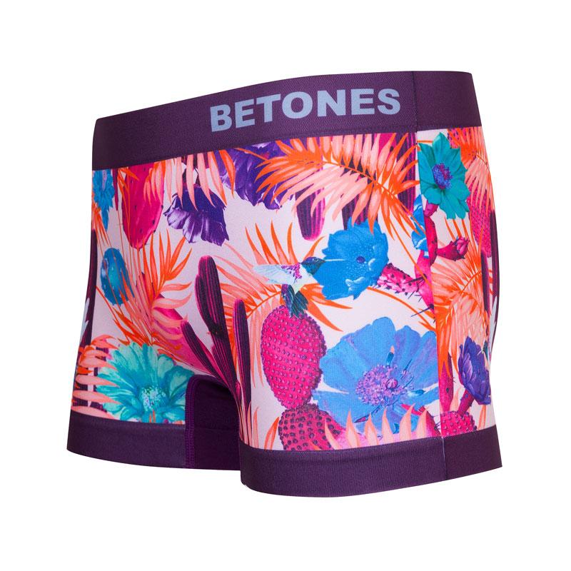BETONES ビトーンズ CLIVE2 植物 GREEN PURPLE マスク アンダー ウェア ボクサーパンツ 下着 メンズ ...