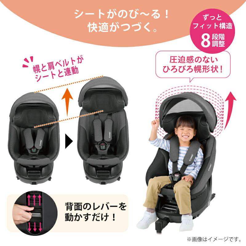 正規品コンビ クルムーヴ コンパクト R129 エッグショック JQ [使用回数10回以下]Combi回転式チャイルドシート