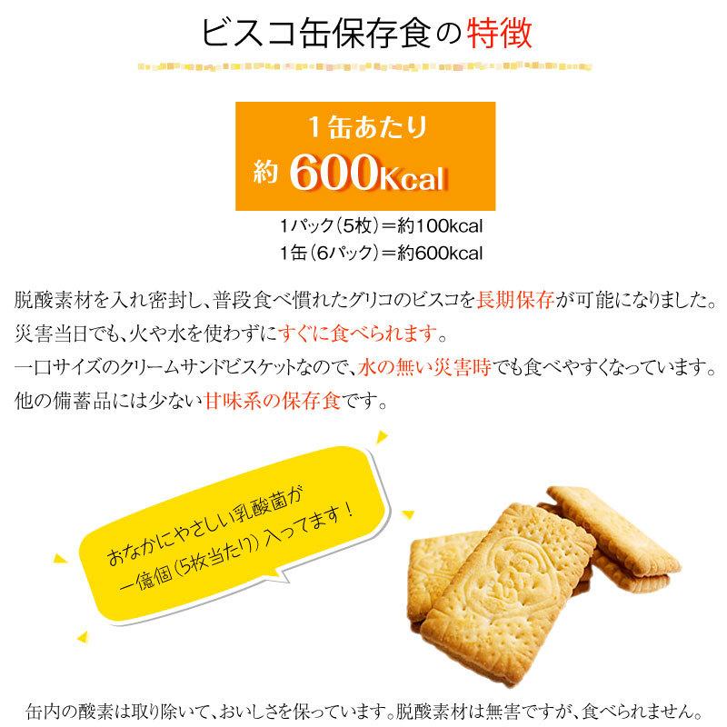 グリコ（glico） 5年保存 非常食 江崎グリコ ビスコ缶 保存缶 : GISE