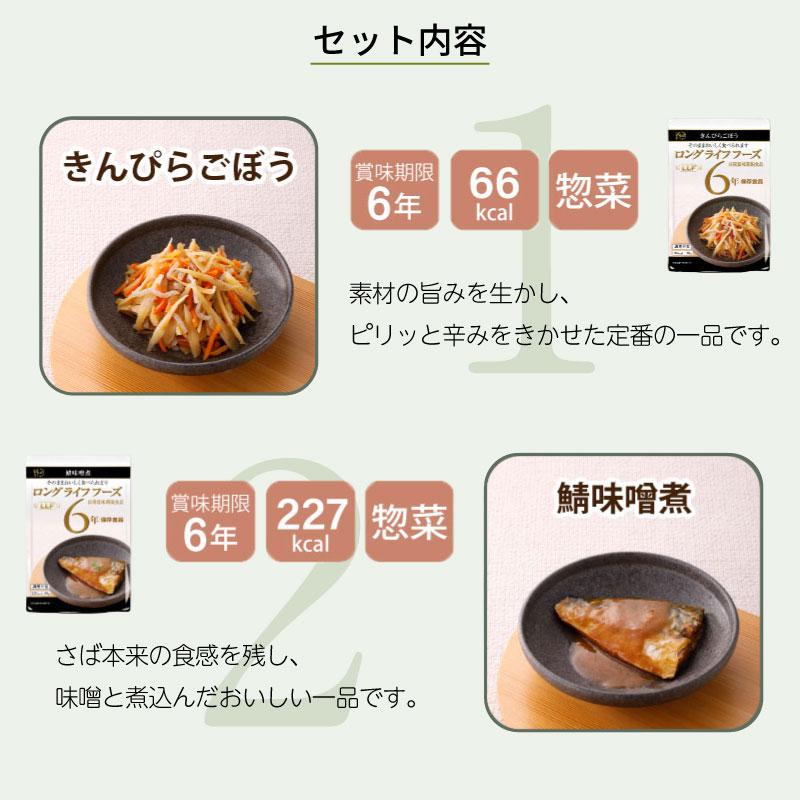 非常食 LLF ロング・ライフ・フーズ 6年保存食品 7種類 セット 常温