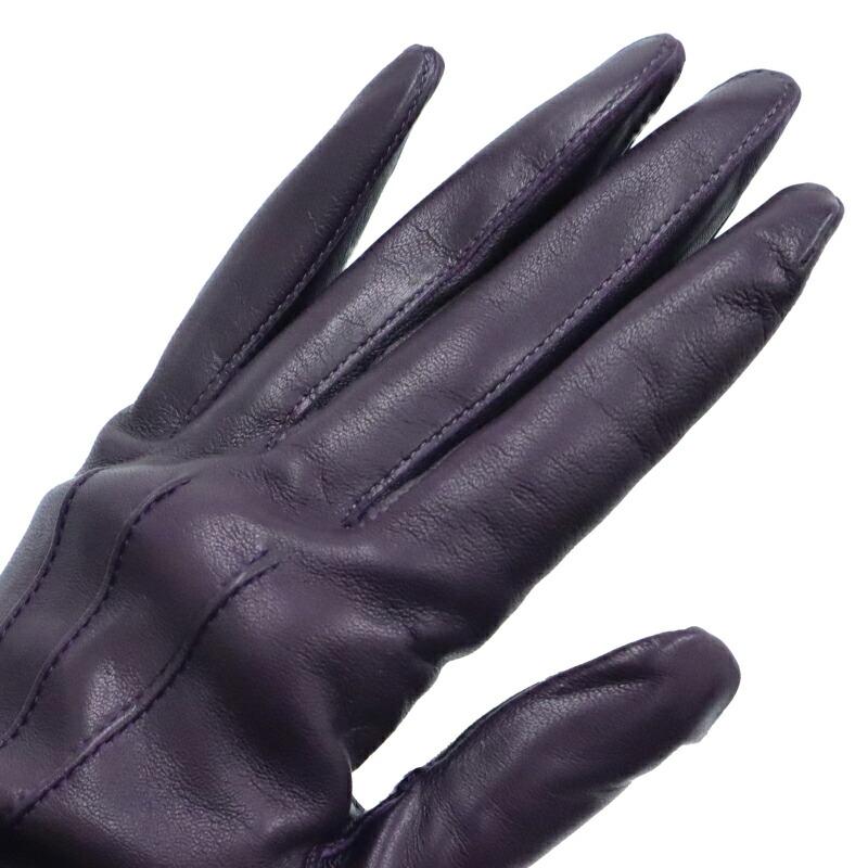KURODA kuroda クロダ 革手袋 羊革 カシミヤ100% グローブ レディース