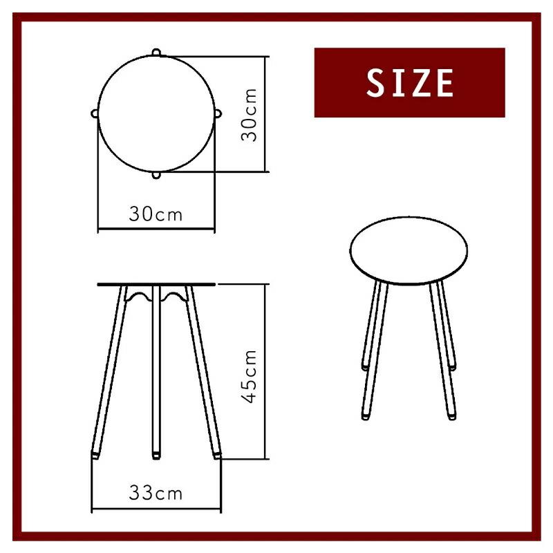 スツール サイド テーブル アイアン 丸型 ラウンド  白 黒 ブラック ホワイト 日本製 完成品 アイアン テーブル 家具  フラワースタンド 花台  アルコール消毒｜gios-shop｜19