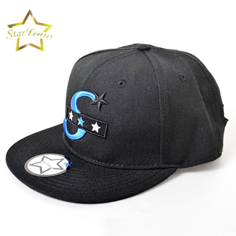 スターリアン Starlean S スリースター刺繍ベースボールキャップ メンズ レディース 星 黒 Slbc003 001 Gise 通販 Yahoo ショッピング
