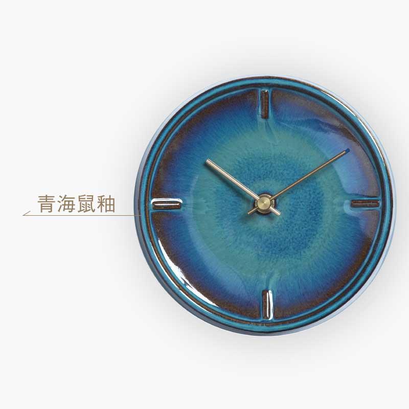 壁掛け時計 GLAZED CLOCK 陶器時計 フック付 Z-01 Z-02 Z-03 Z-04 美濃焼 SUGY 杉浦製陶｜gios-shop｜03