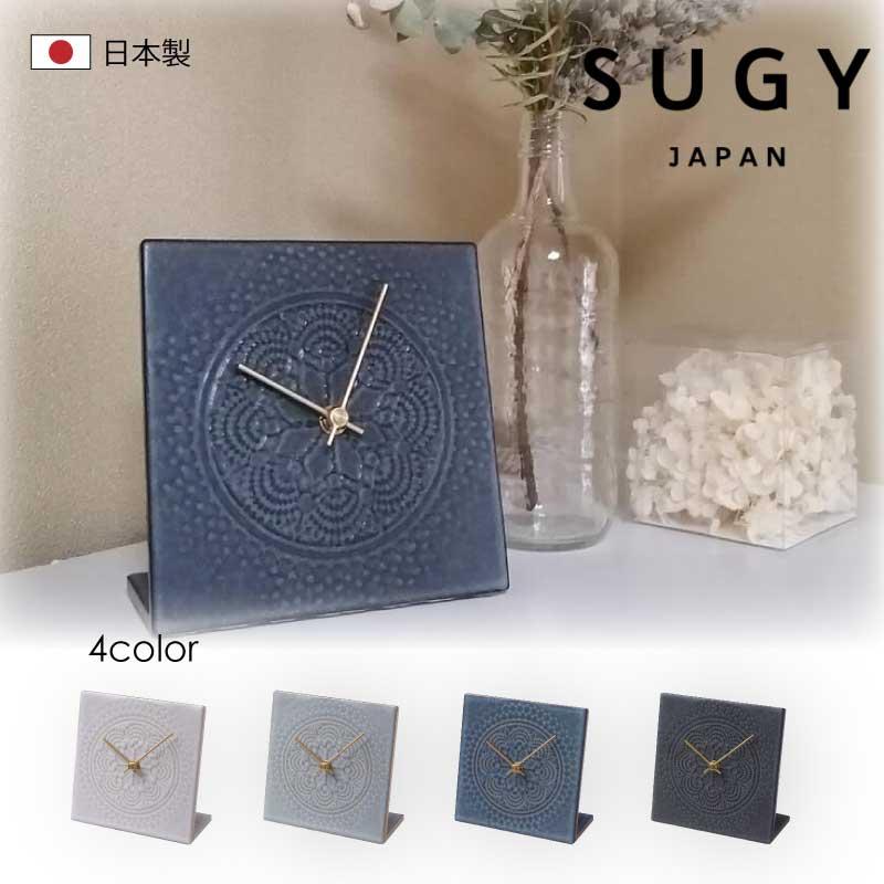 置時計 LACE TILE CLOCK タイル時計 LTC-1 LTC-2 LTC-3 LTC-4
