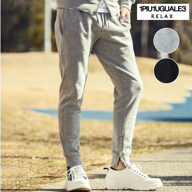 1PIU1UGUALE3 RELAX スウェットセットアップ ラインストーン L 1PIU1UGUALE3 RELAX メンズ セットアップ ラインストーン 大人