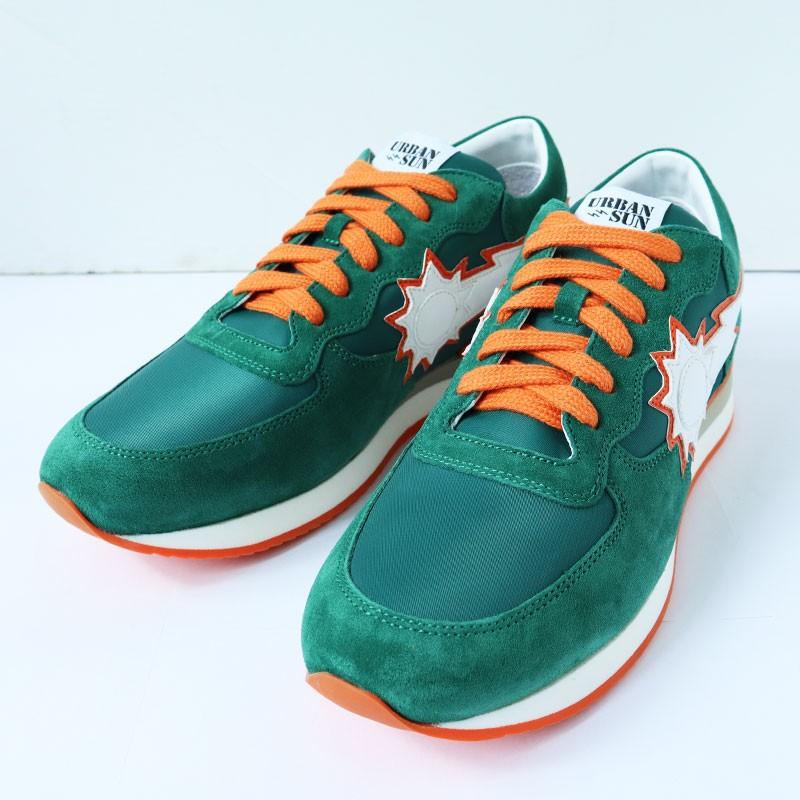 Urban Sun アーバンサン スニーカー Vincent0 ヴィンセント 国内正規品 緑 オレンジ メンズ Vincent0 Gise 通販 Yahoo ショッピング