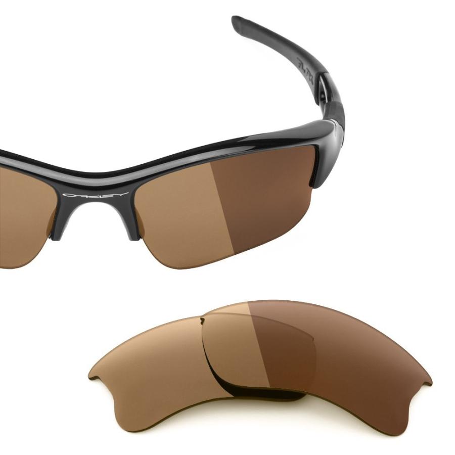 REVANT 偏光＆調光レンズ オークリー フラックジャケット XLJ OAKLEY FLAK JACKET XLJ BRONZE BROWN