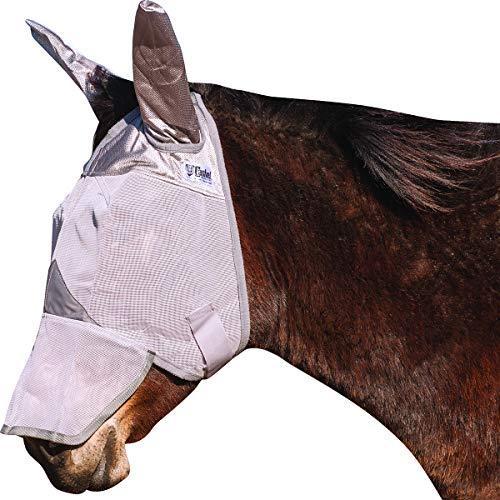 Weanling Grey  CASHEL CRUSADER FLY MASK  MULE DONKEY LONG NOSE WITH EARS  A