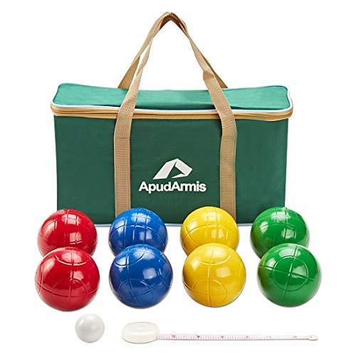 ボッチャボール セット ApudArmis 90mm Bocce Balls Set Lighter Outdoor Bocce Game