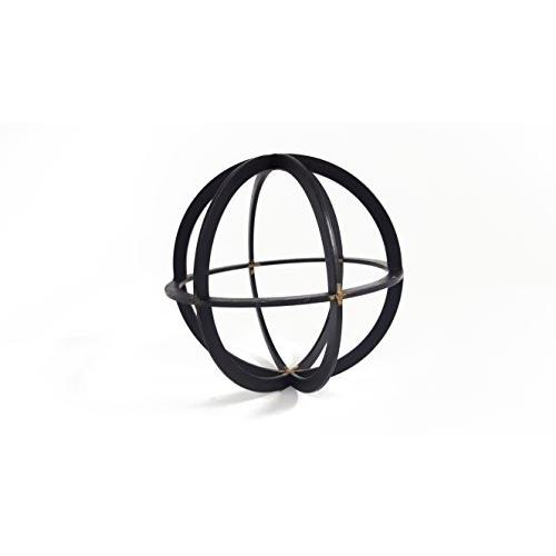 人気の春夏 Large Sphere Decorative Band Iron Gold & Black その他インテリア雑貨、小物