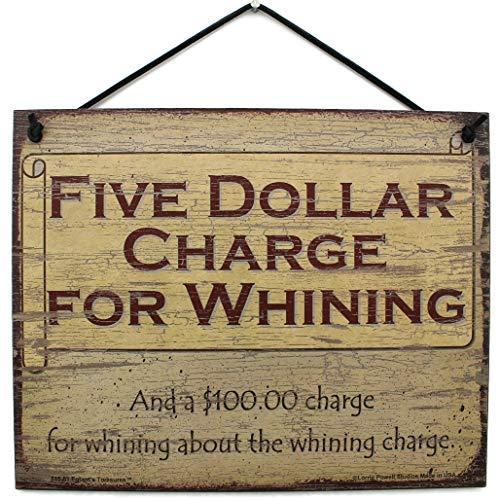 Saying、 ヴィンテージスタイルSign Five 100充電のWhiningについては、 $ a and Whining Dollar充電for その他インテリア雑貨、小物 【新品、本物、当店在庫だから安心】