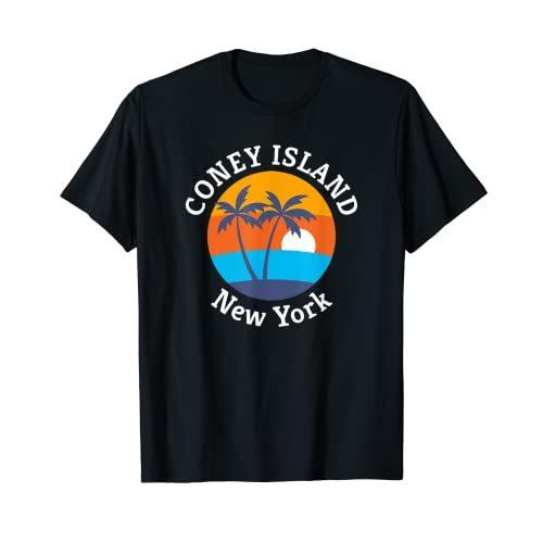 Coney Island Beach New 最大54%OFFクーポン York 【送料無料（一部地域を除く）】 TShirt Souvenir Vacation Summer