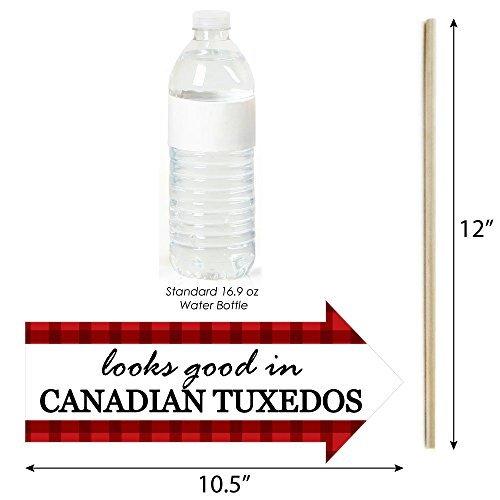 Funnyカナダ日 Canadianパーティー写真ブース小道具キット 10 Piece|gip729|04