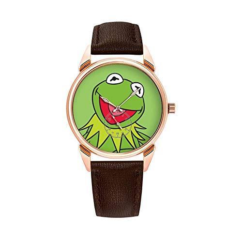 最新 ファッション防水腕時計 Frog The 232.Kermit  ミニマリストパーソナリティパターンウォッチ 腕時計
