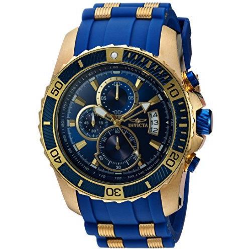 海外の素敵な商品をお取り寄せInvicta メンズ カジュアル腕時計 「プロダイバー」 クオーツ ステンレススチールとポリウレタン製 ブルー モデル：22431 品