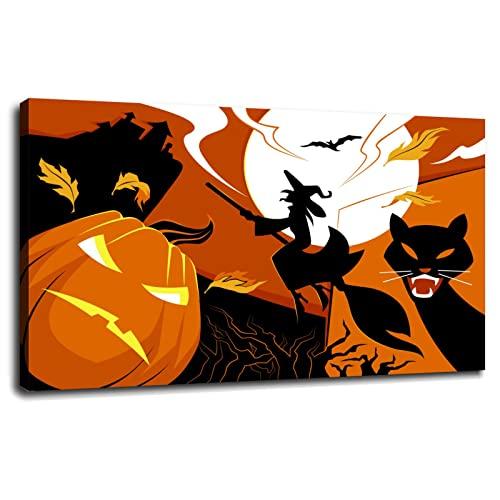 ハロウィン 飾り Canvas Prints Pumpkin Poster Wall Art For Home