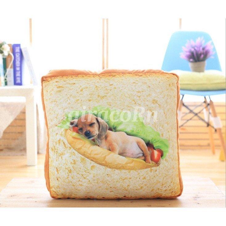 ペット用 ベット パン型ソファ食パン クッション マット ふわふわ 食パンソファベッド 食パン型座布団 qjw Pettsd Giracorn 通販 Yahoo ショッピング