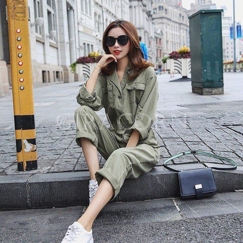 新色追加 つなぎ レディース おしゃれ 作業服 オーバーオール 女性用 長袖つなぎ パンツ コンビネーション 最新モデルが入荷 Nahla Ly