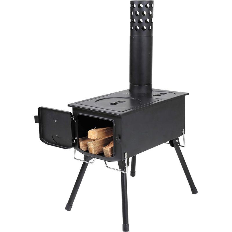 キャプテンスタッグ(CAPTAIN STAG) ストーブ BBQ KAMADO かまど 煙突 角型ストーブ UG-51 約 CAPTAIN STAG ストーブ BBQ KAMADO かまど 煙突 角型ストーブ UG