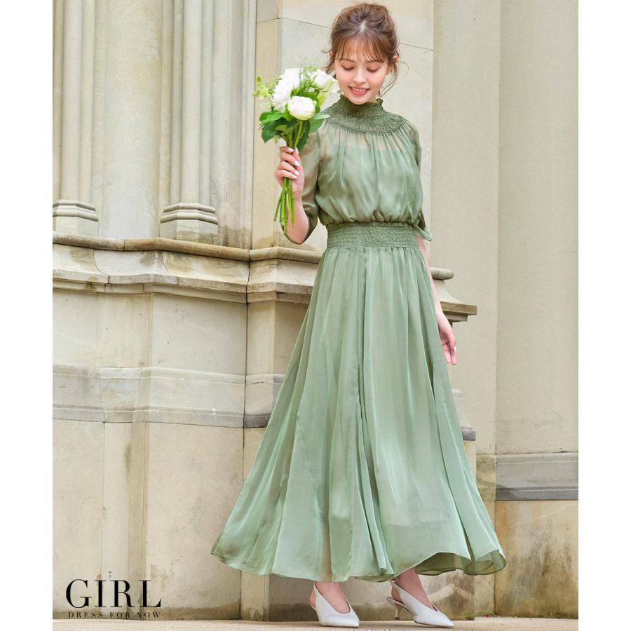 パーティードレス 結婚式 服装 ドレス ワンピース 大きいサイズ 50代 40代 30代 代 ロング お呼ばれ 二次会 披露宴 袖あり フォーマル ドレス ミモレ丈 As 2400 パーティードレス通販girl 通販 Yahoo ショッピング