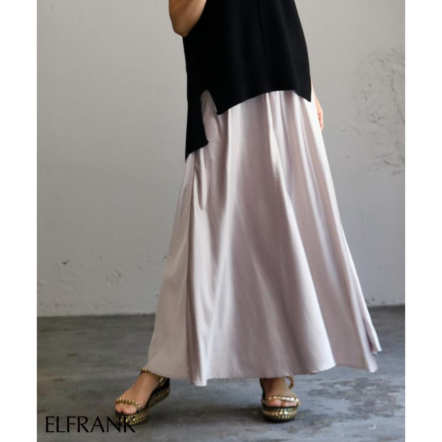 スカート ロング レディース ボトムス ロングスカート ミモレ丈スカート ミモレ丈 おしゃれ 可愛い かわいい きれいめ フレア サテン 光沢感 Ef Fu 075 パーティードレス通販girl 通販 Yahoo ショッピング
