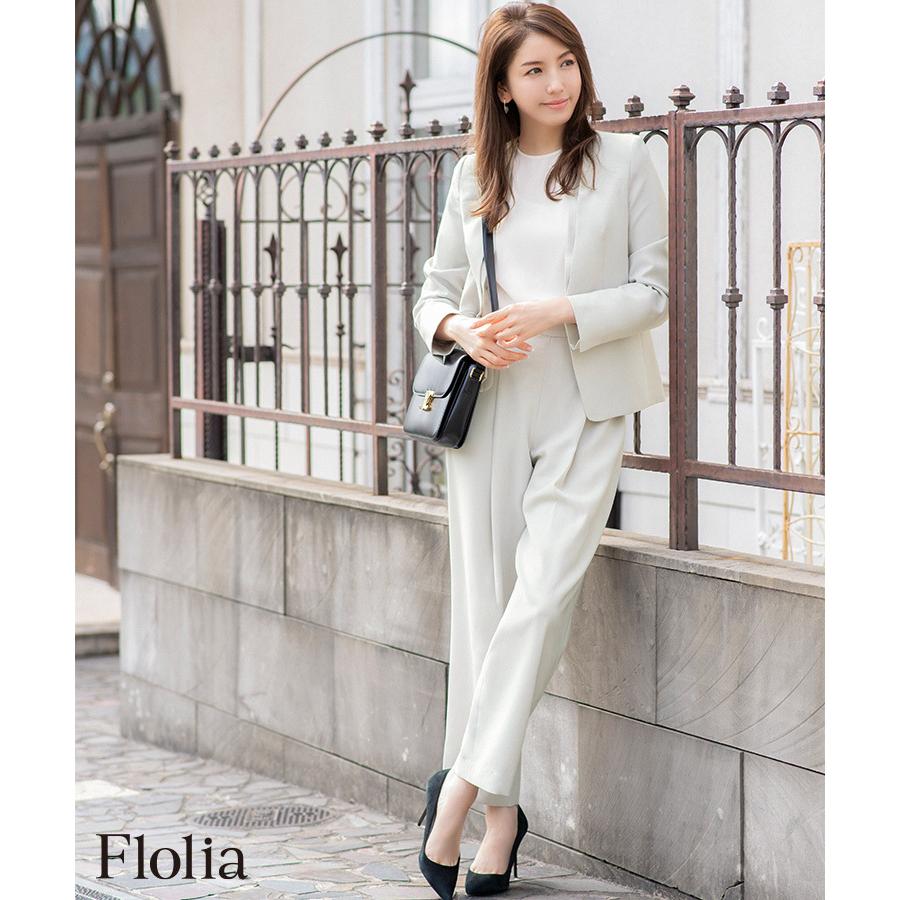 スーツ レディース パンツスーツ 40代 50代 30代 代 おしゃれ 大きい 冬 秋冬 卒業式 結婚式 入学式 ゆったり セットアップスーツ セット インナー Flo Fu 069 パーティードレス通販girl 通販 Yahoo ショッピング