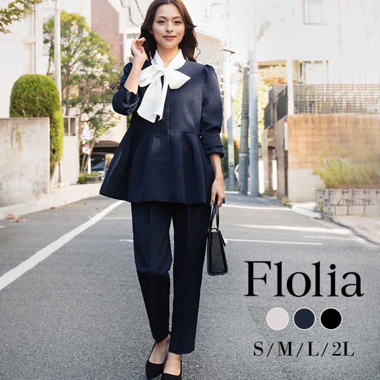 未使用級　23区 レディース　スーツ　セットアップ　グレー　50 大きいサイズ GIRL DRESS FOR NOW スーツ レディース セットアップ 洗える