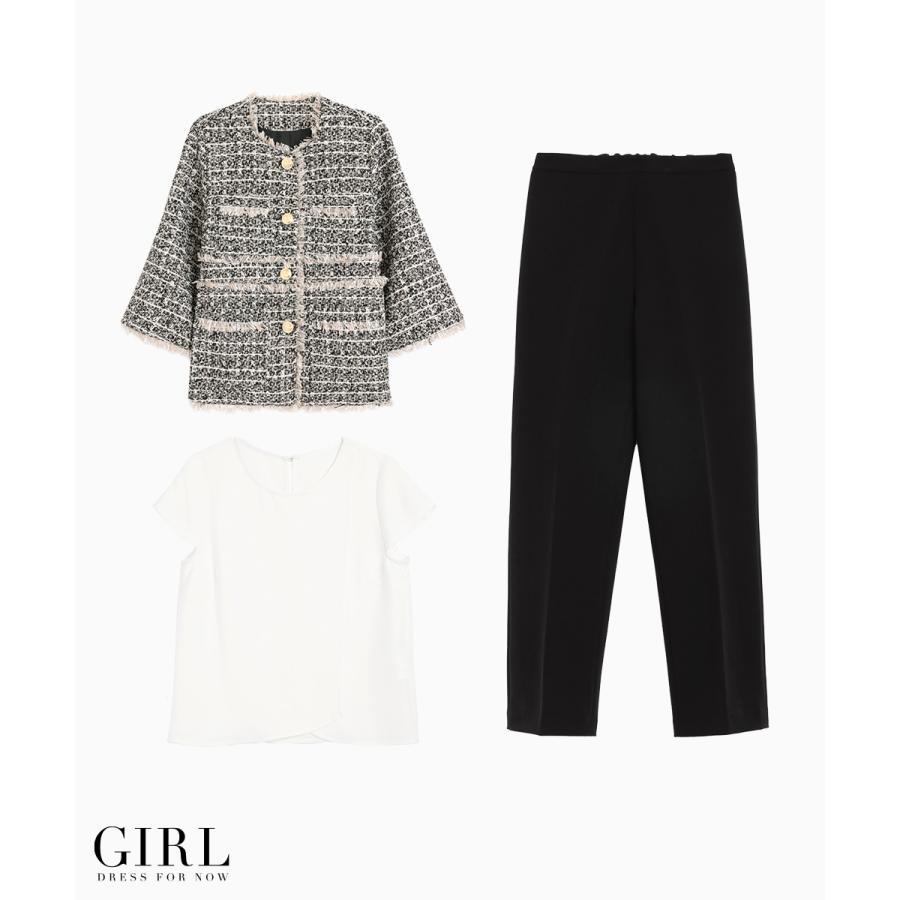 スーツ レディース パンツスーツ 40代 50代 30代 代 おしゃれ 大きい 冬 秋冬 卒業式 結婚式 入学式 黒 ゆったり セットアップスーツ セット インナー Fu 185 パーティードレス通販girl 通販 Yahoo ショッピング