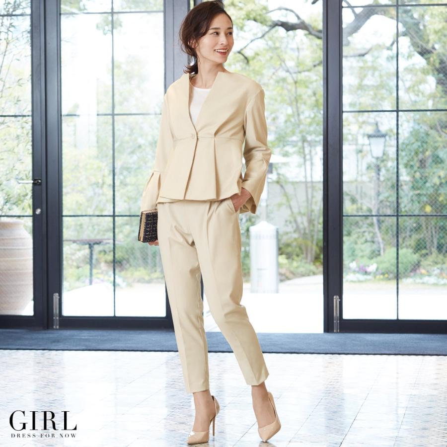 人気商品 レディース 3点セット E23xye4n スーツ セレモニー パンツ フォーマル 21春の新作 パンツ