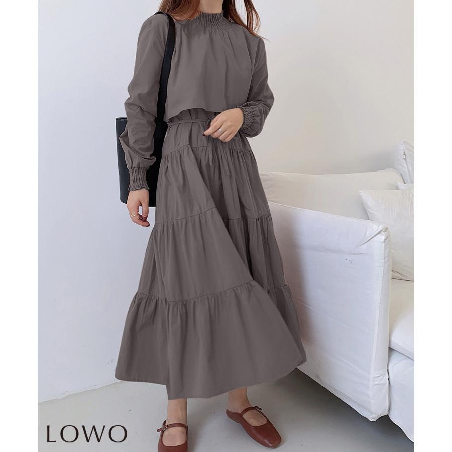 ワンピース レディース ロング 冬 秋冬 きれいめ ゆったり 40代 30代 代 50代 おしゃれ 長袖 フレア ティアード Lw Sa 009 パーティードレス通販girl 通販 Yahoo ショッピング