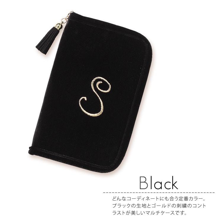 イニシャルポーチ マルチケース 通帳ケース 母子手帳ケース 大きめ 大容量 手帳型 カードケース 収納 母の日 ギフト Po K 8 パーティードレス通販girl 通販 Yahoo ショッピング