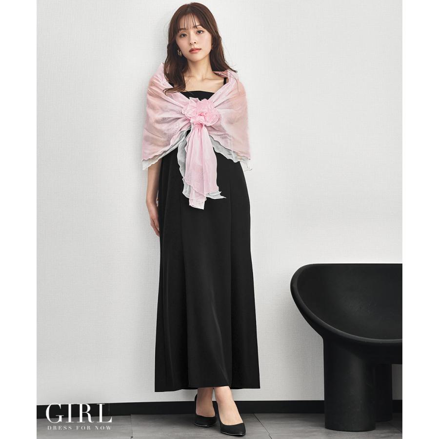 GIRL DRESS FOR NOW ショール ストール物用 成人式 パーティー 