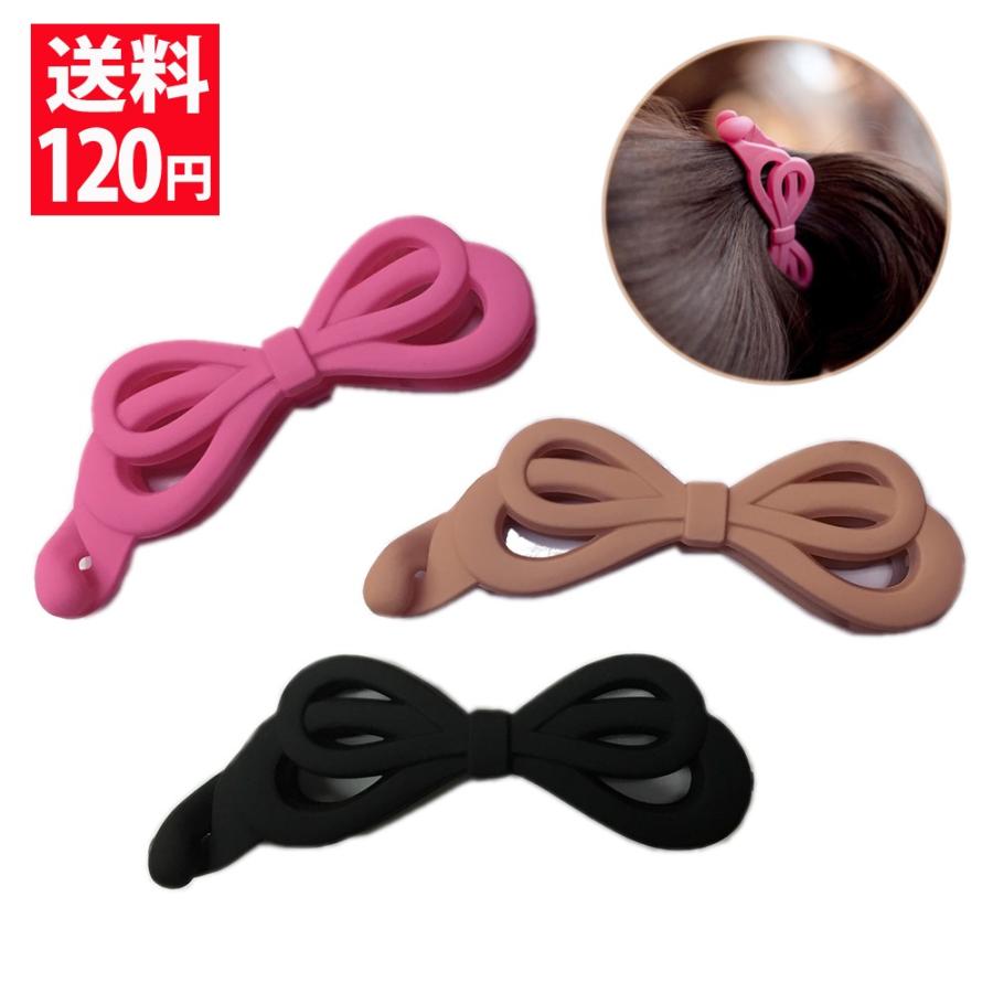 マットなプラスチック リボンデザイン バナナクリップ ガーリーなデザイン 100円セール Ba 101 コサージュ専門店 Girlish 通販 Yahoo ショッピング