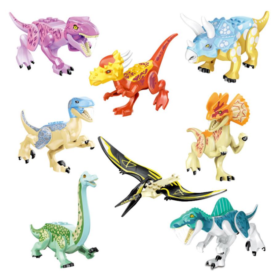 恐竜 おもちゃ 恐竜レゴ 恐竜8体セット 恐竜シリーズE レゴ レゴ