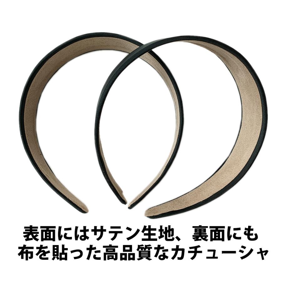 生地貼りブラック太めのカチューシャ軸 ハンドメイド土台 シンプルデザイン 太さ4 0cm 手作り 素材 材料 K 547 コサージュ専門店 Girlish 通販 Yahoo ショッピング