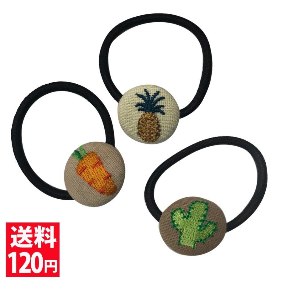 雑貨屋で売ってる人気の刺繍ラウンドヘアポニー ヘアゴム 3種類 100円セール P 546 コサージュ専門店 Girlish 通販 Yahoo ショッピング