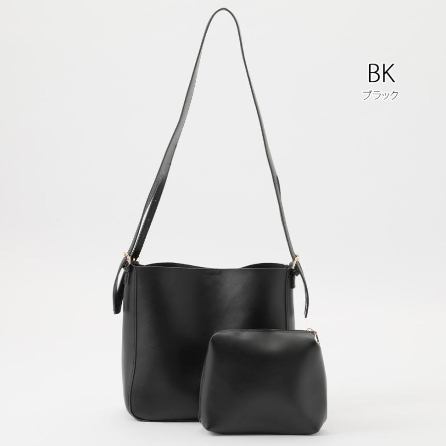 ショルダーバッグ ミニマルなデザインで長く愛せるダブルベルトポーチ