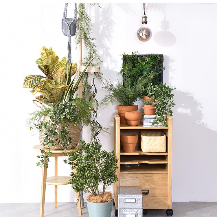 観葉植物 造花 ボタニカル グリーンミックス マット : uminecco