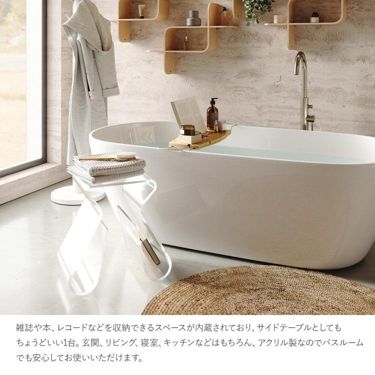 マジノスツール/umbra／マガジンラック/テーブル／フラワースタンド／アクリル スツール 椅子 いす イス サイドテーブル おしゃれ 北欧 シンプル 花台