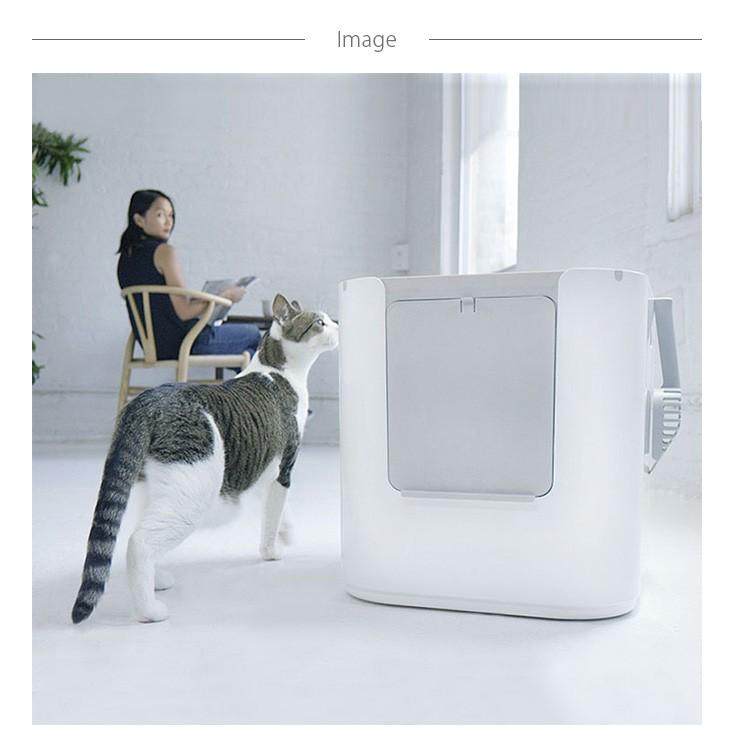 未使用品 猫用トイレ スタイリッシュ おしゃれ 猫トイレ キャットトイレ かわいい Modko モデコ フリップリターボックス Fucoa Cl