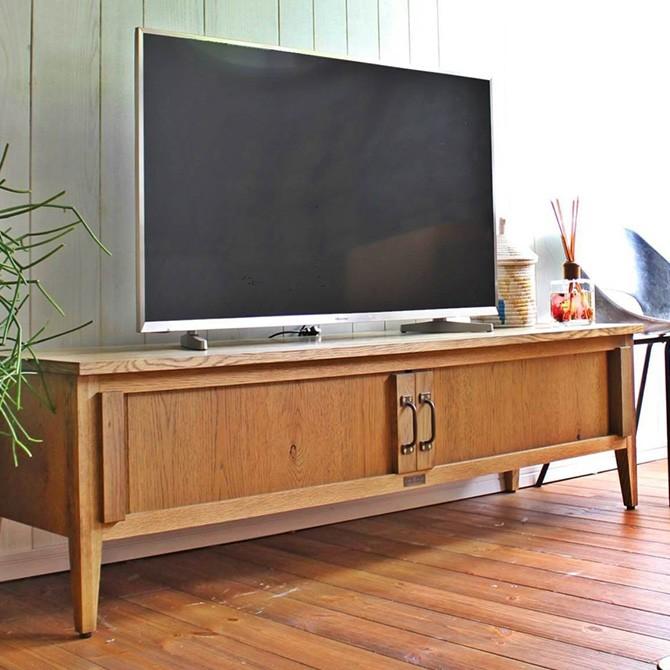 期間限定 ローボード テレビボード テレビ台 ビンテージライクな152cm幅テレビ台 ジャバラ式扉が機能的 木製 Tv Lサイズ テレビボード クリスティ Chrystie ジャーナルスタンダードファニチャー おしゃれ テレビ台 キャビネット Www Recycling Carbon Org