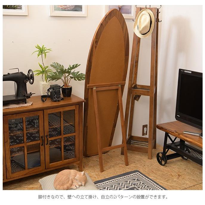姿見 全身鏡 おしゃれ スタンドミラー ミラー サーフミラー 48×160cm