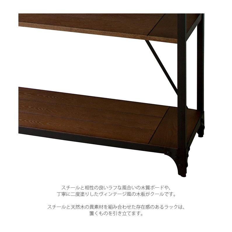 ステンレスヴィンテージラック ラック オープンラック シェルフ 棚 男前 Vintage ヴィンテージ