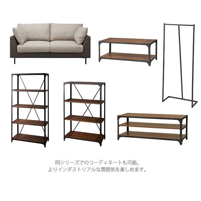 ラック オープンラック シェルフ 棚 男前 Vintage ヴィンテージ 5段