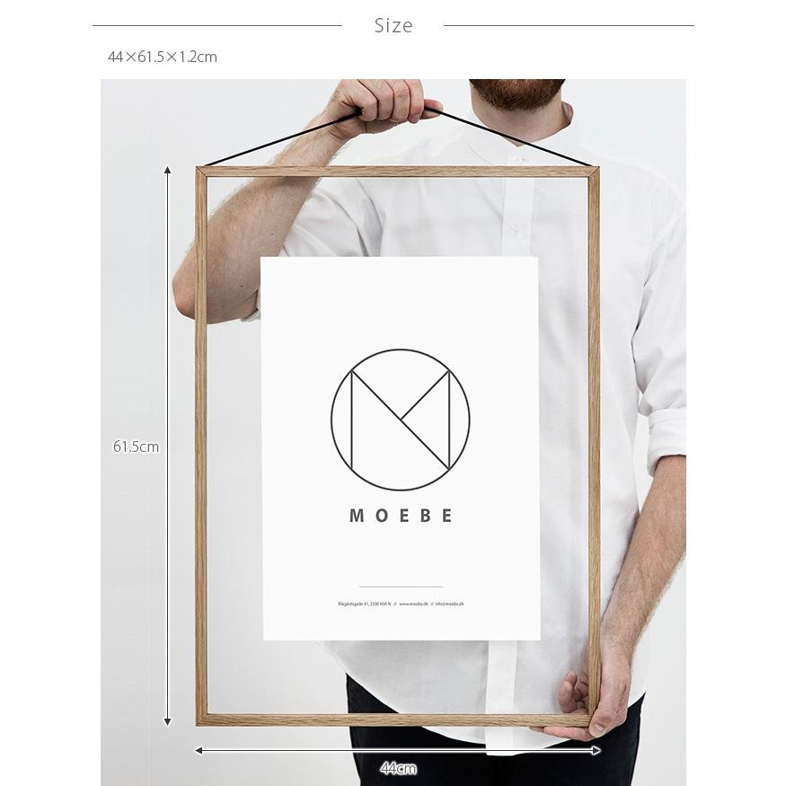 ポスターフレーム 北欧 おしゃれ A2 木製 MOEBE ムーベ FRAME フレーム