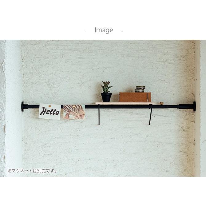 【12/18処分】DRAW A LINE 突っ張り棒2本シェルフと小物セット これが突っ張り棒？！賃貸住宅でも使えるオシャレな家具「DRAW A LINE