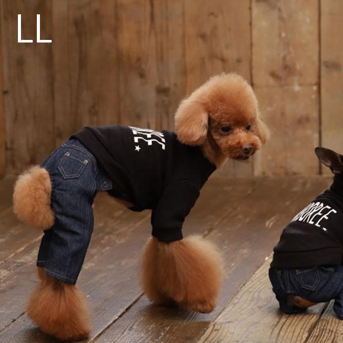 犬 服 パンツ デニムパンツ ズボン A Bientot アビエント デニムワイドパンツ Llサイズ Ga Uminecco ウミネッコ 通販 Yahoo ショッピング